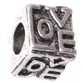 Бусина Куб Love