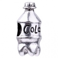 Бусина металлическая Coca-cola